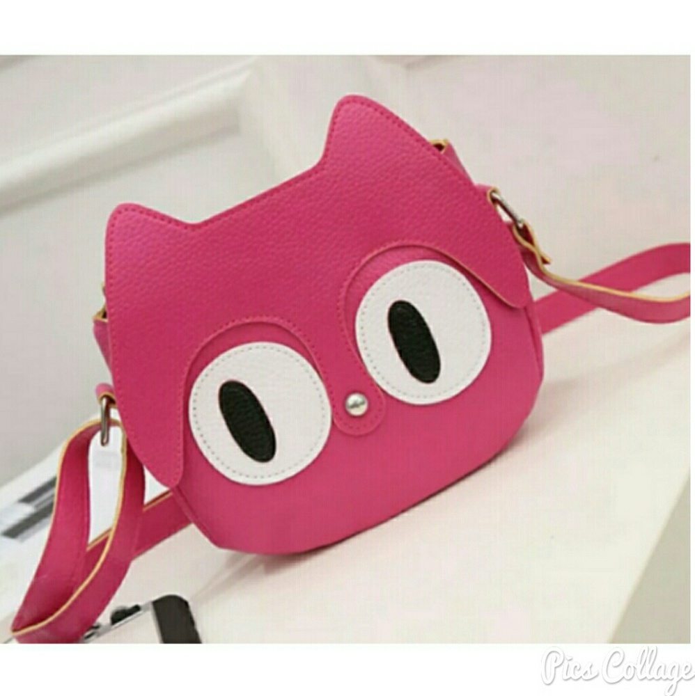 Pink Kitty Cat Bag - NEW